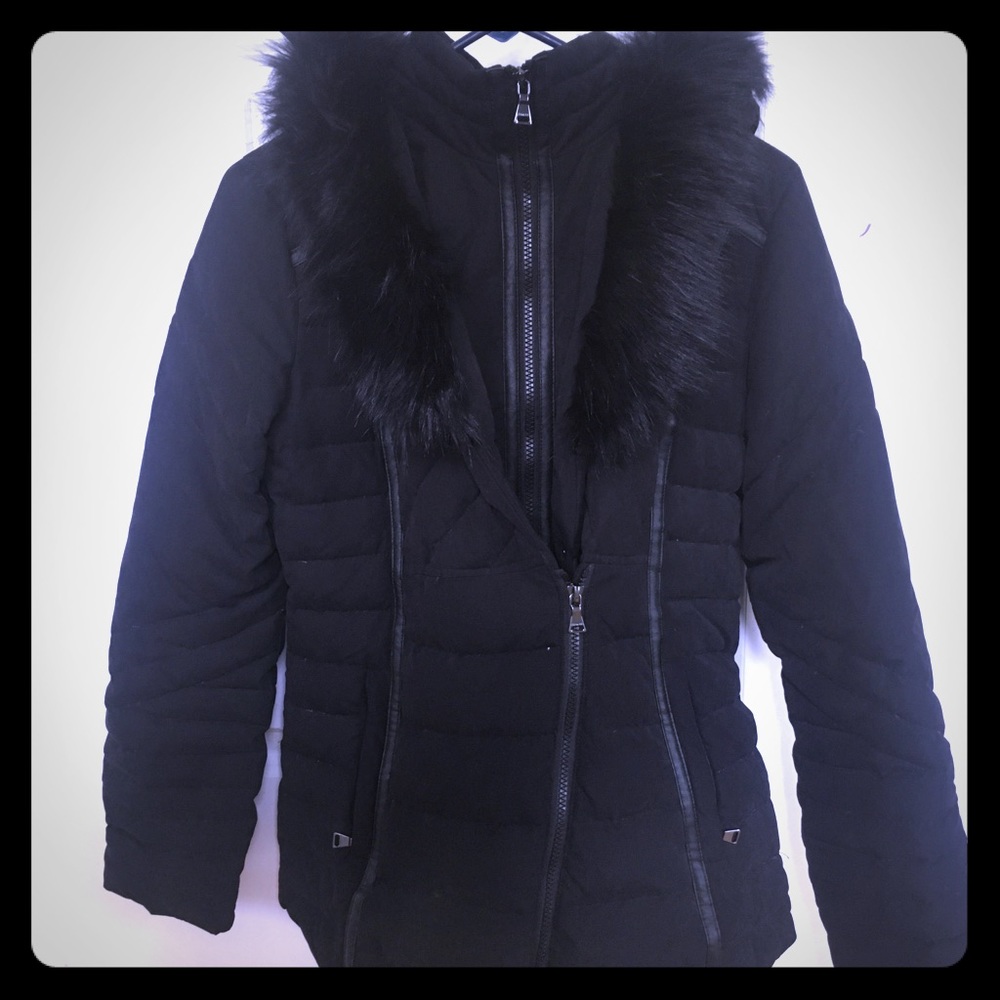 Express minus the leather puffer jacket